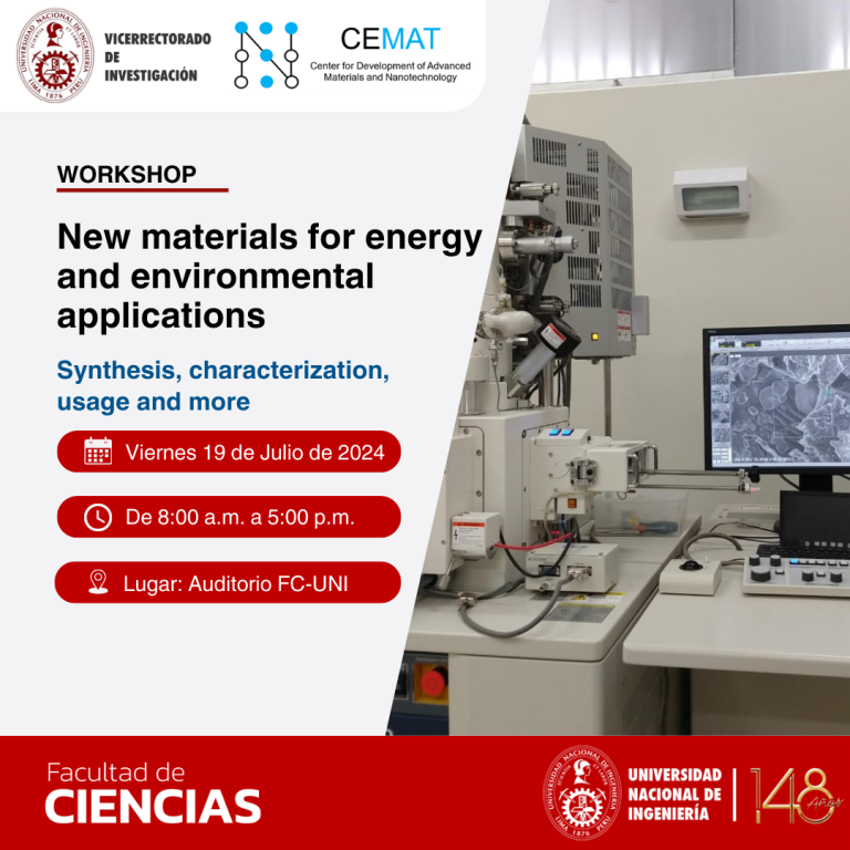 Workshop: New materials for energy and environmental applications