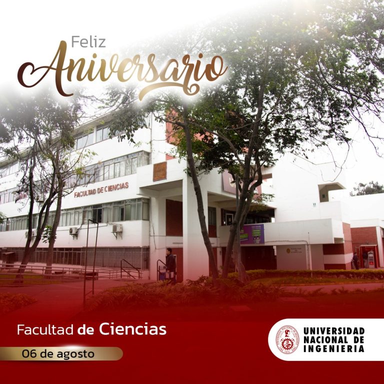 Saludo institucional por el 64 aniversario de la Facultad de Ciencias