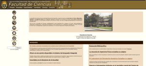 Establecimiento de la Comisión para el Diseño, Elaboración y Mantenimiento de la web de la Facultad de Ciencias